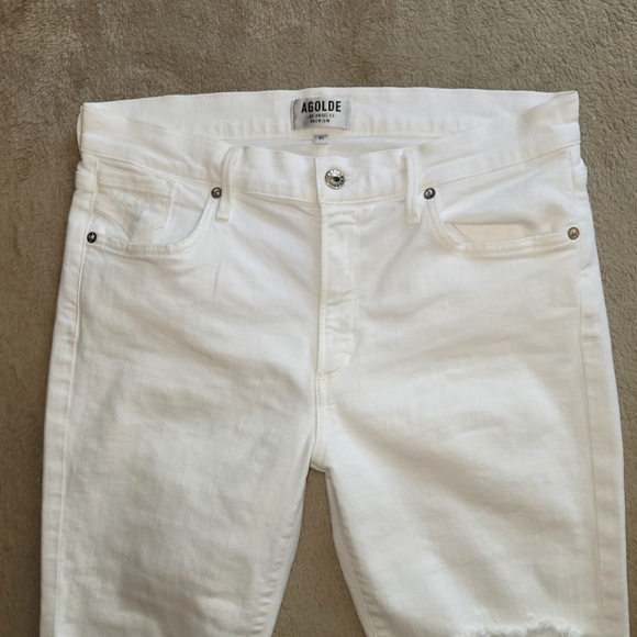 Agolde Sophie Crop in Shoreline Destruct size 31 - Picture 5 of 14